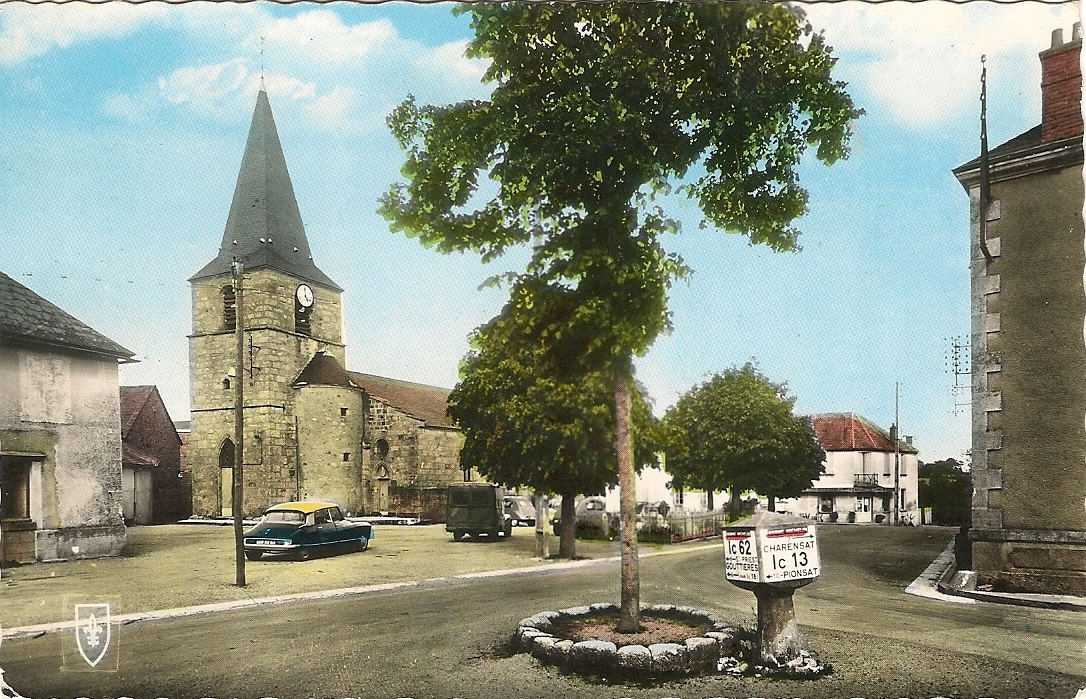 Le bourg dans les années 1960