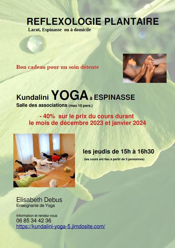 Affiche yoga espinasse